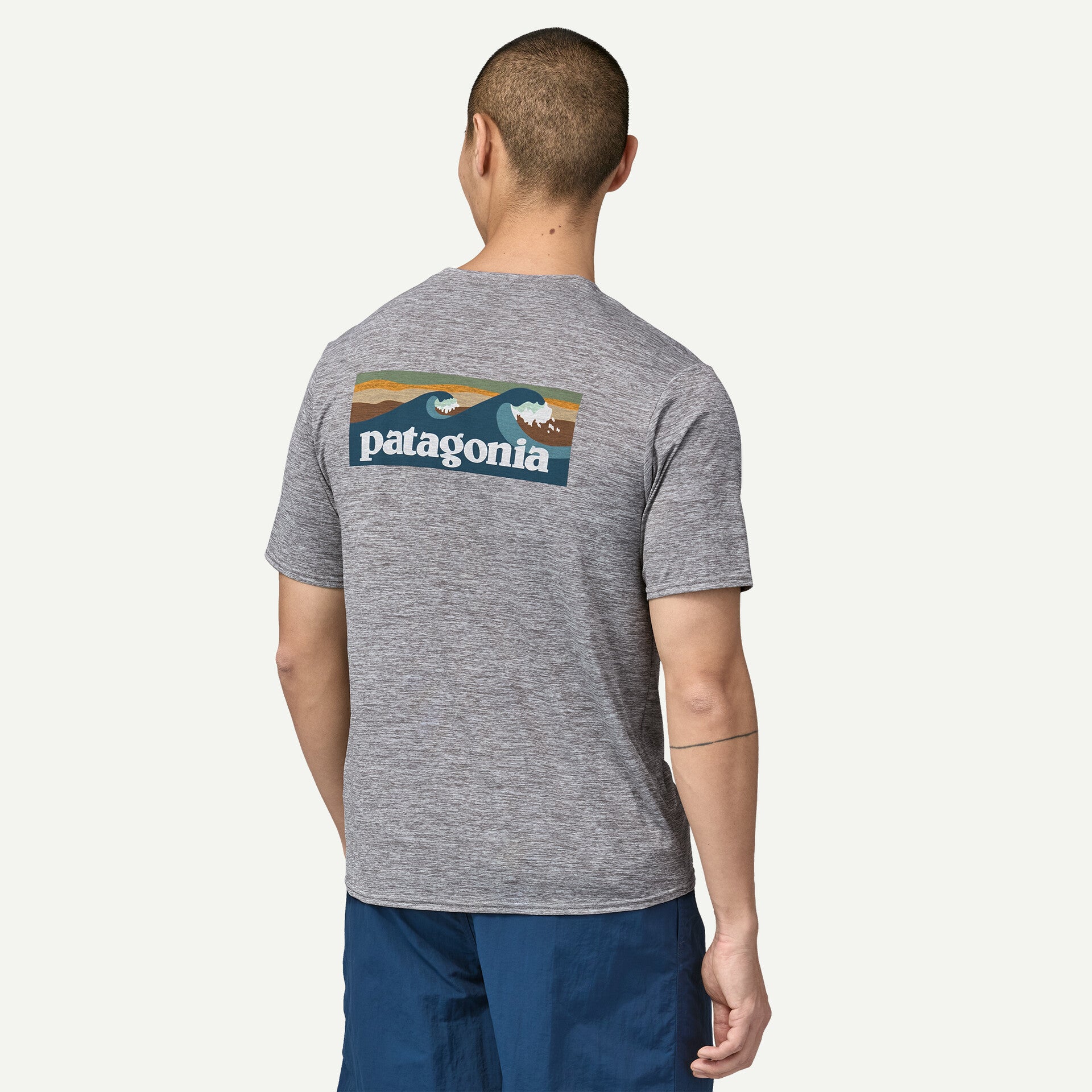 ◆Patagonia◆ Men's Capilene Cool Daily Graphic Shirt Waters Patagonia Men's Cap Cool Daily Graphic Shirt - Waters