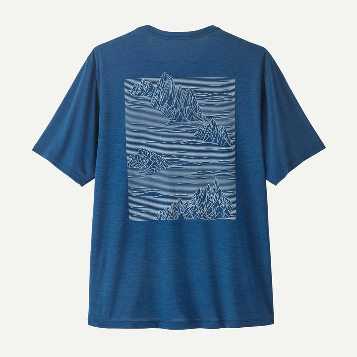 Patagonia Men's Capilene Cool Daily Shirt - Strataspire - Clement Blue- Light Clement Blue X-Dye - Sun Diego Boardshop