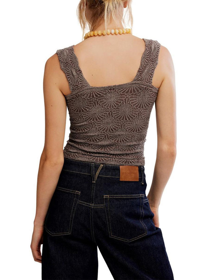 Free People Love Letter Cami - French Chocolate - Sun Diego Boardshop