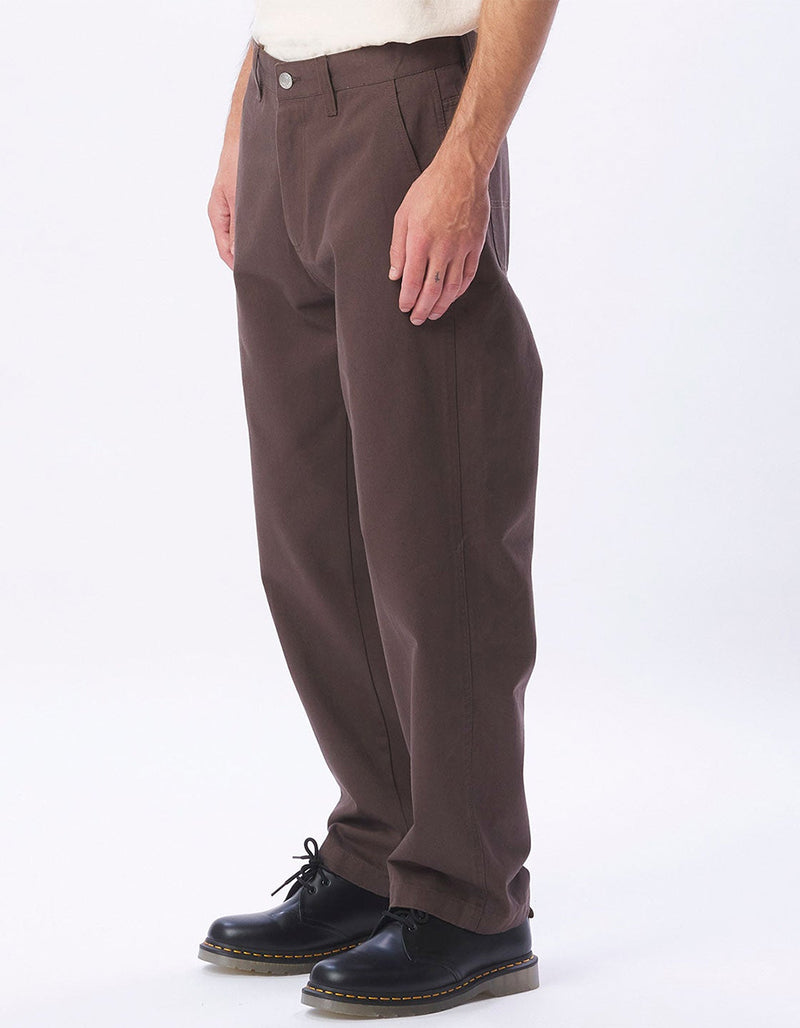 Obey HARDWORK WORK PANT - JAVA BROWN MULTI - Sun Diego Boardshop