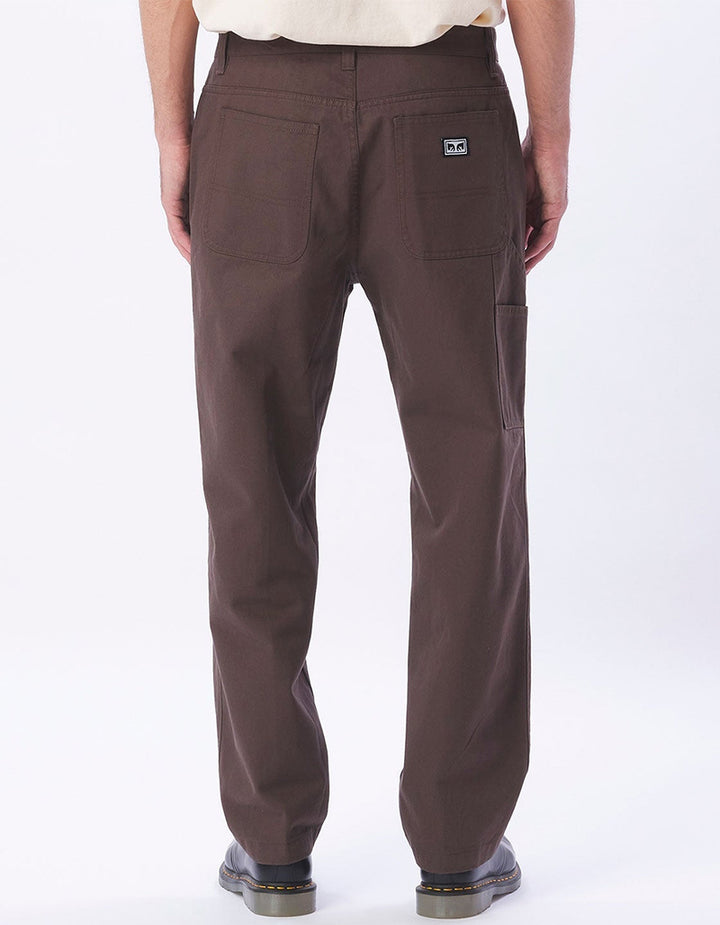 Obey HARDWORK WORK PANT - JAVA BROWN MULTI - Sun Diego Boardshop