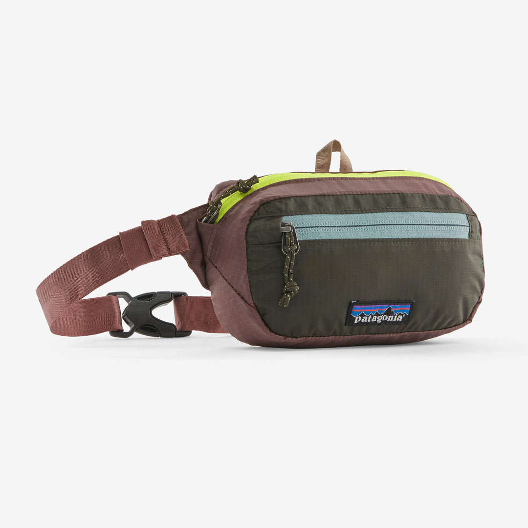 Patagonia Ultralight Black Hole Mini Hip Pack 1L - PATCHWORK PINE NEEDLE - Sun Diego Boardshop