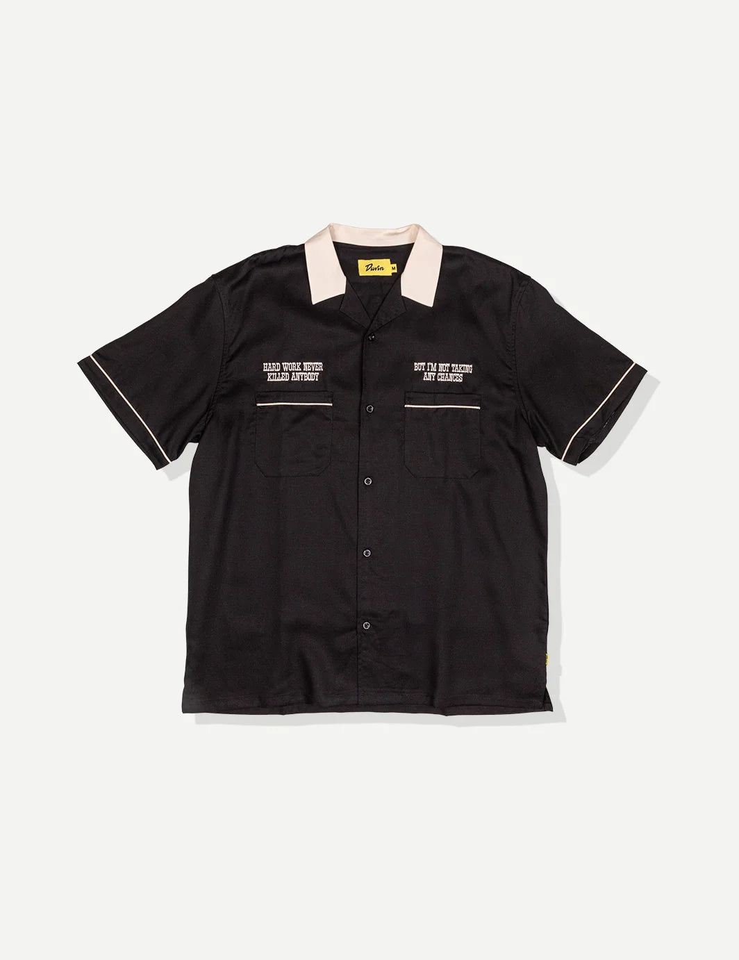 Duvin Men's Hard Work Cabana Shirt - Black - Sun Diego Boardshop