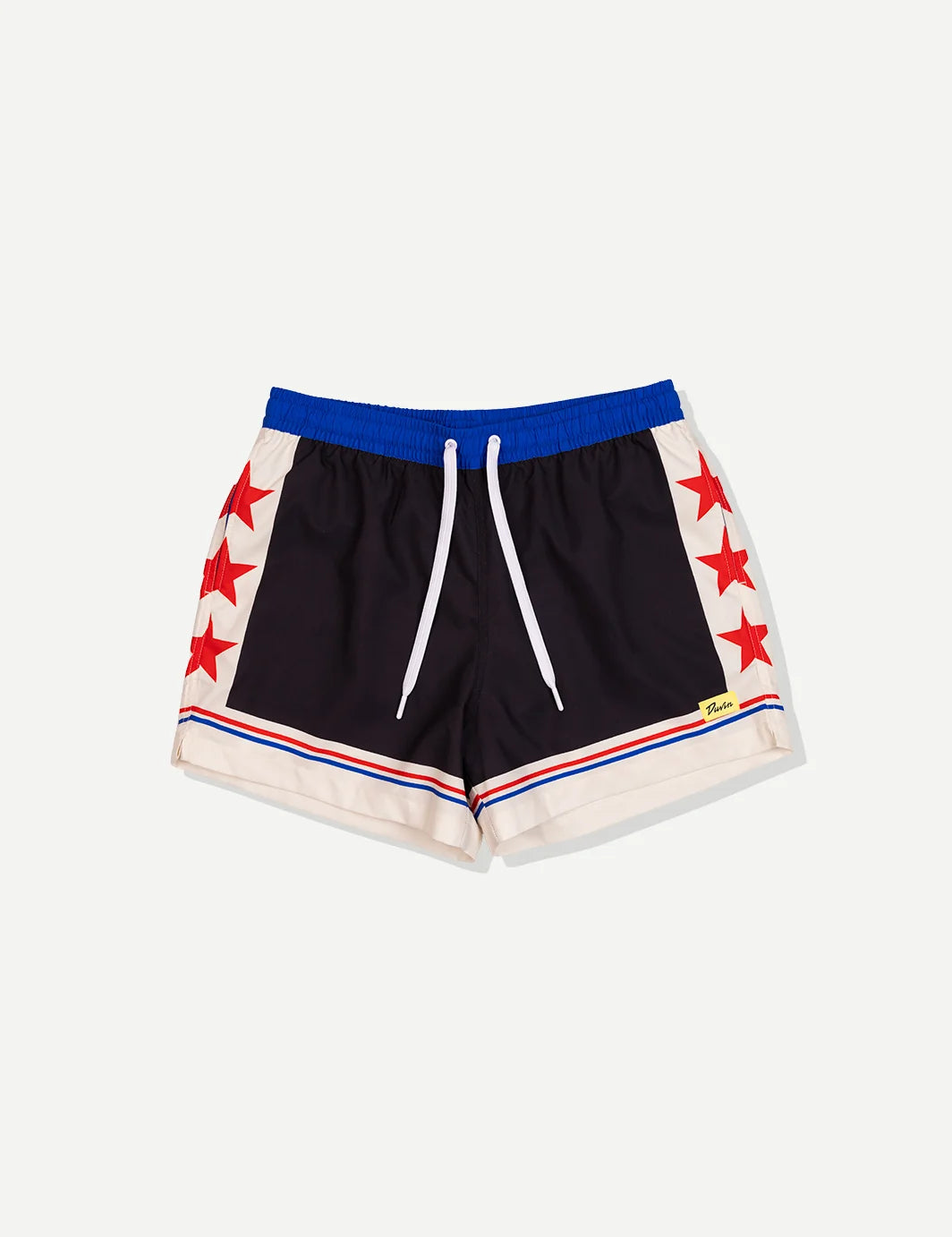 Duvin Men's USA Leisure Swim Short - Black - Sun Diego Boardshop