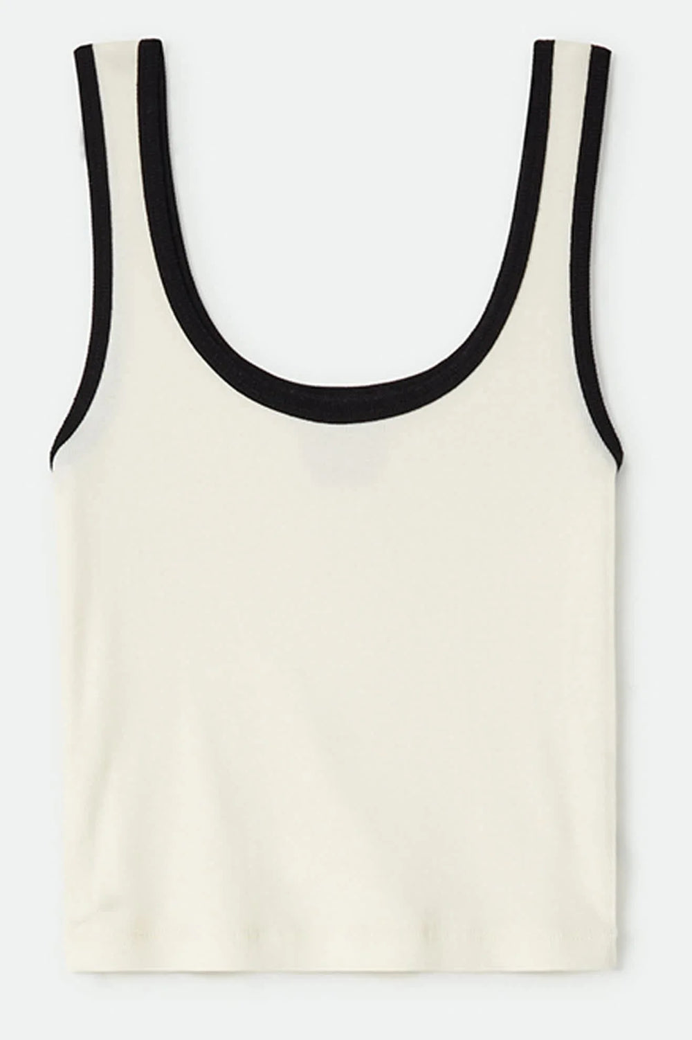 Brixton Women's Ringer Organic A-Tank - Off White/Black - Sun Diego Boardshop