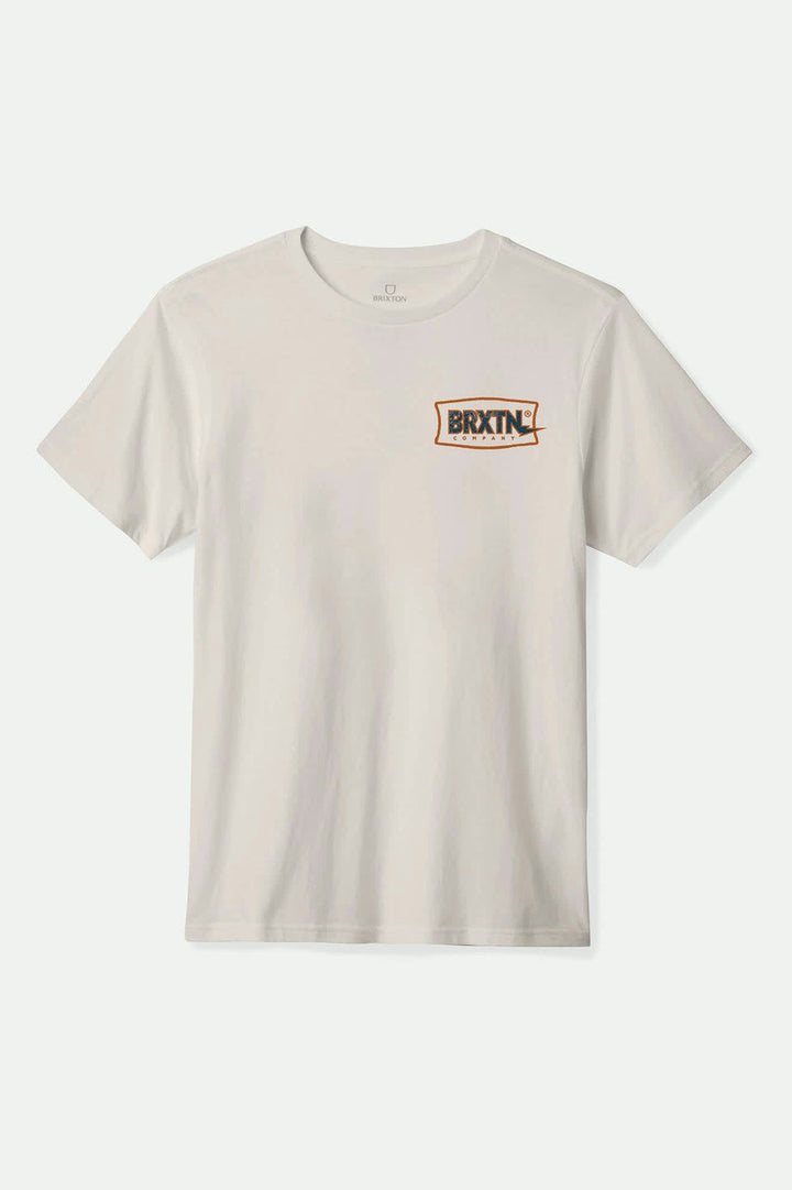 Brixton Lightning Standard T-Shirt - Cream