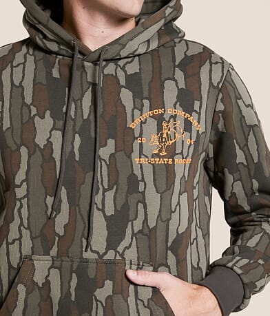 Brixton Danforth Camo Hooded Sweatshirt - Bark Camo