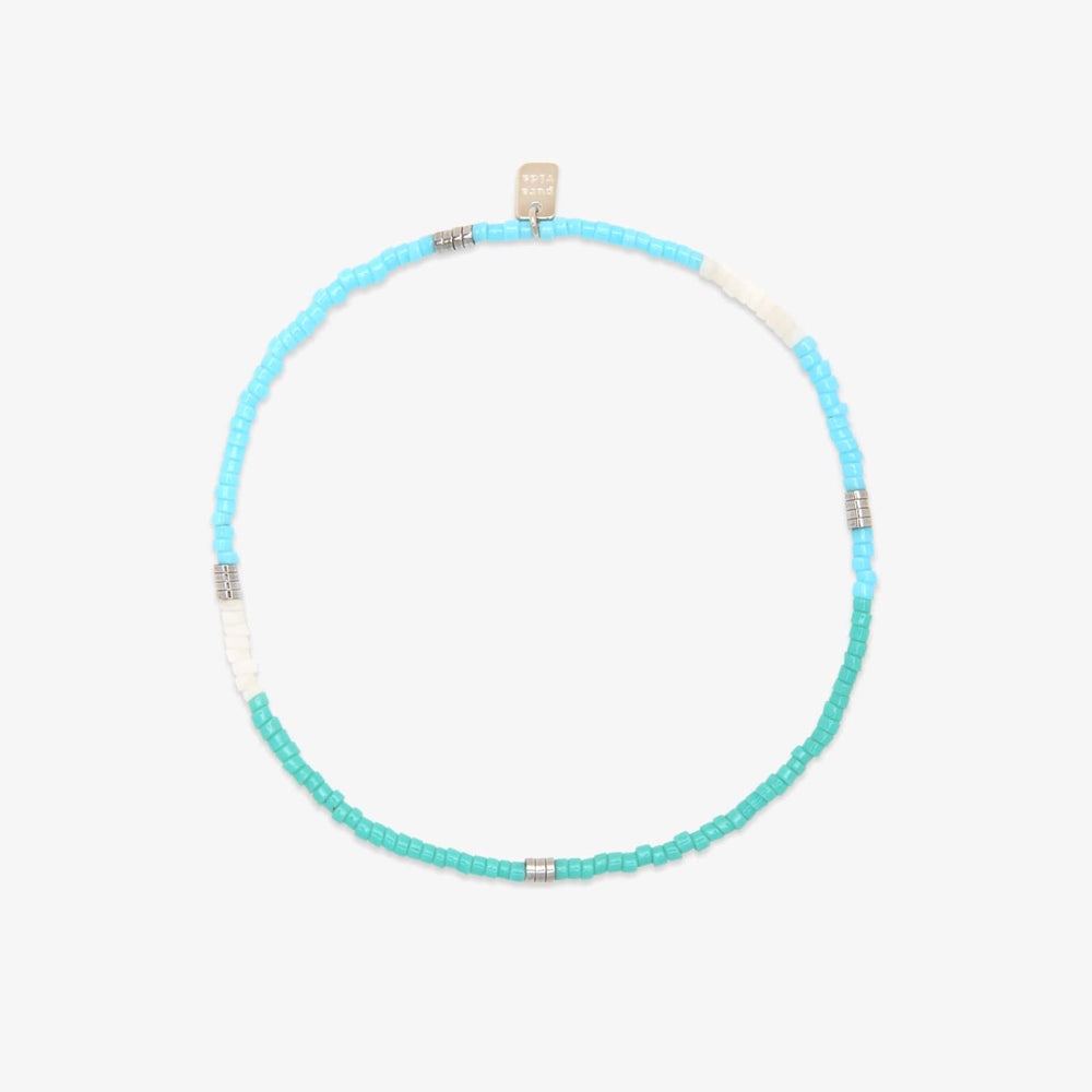 Pura Vida STRETCH ANKLET - SEAFOAM DREAM - Sun Diego Boardshop