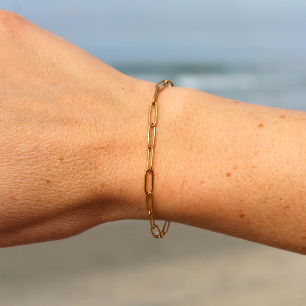 Mauka Gold Link Bracelet - Gold - Sun Diego Boardshop