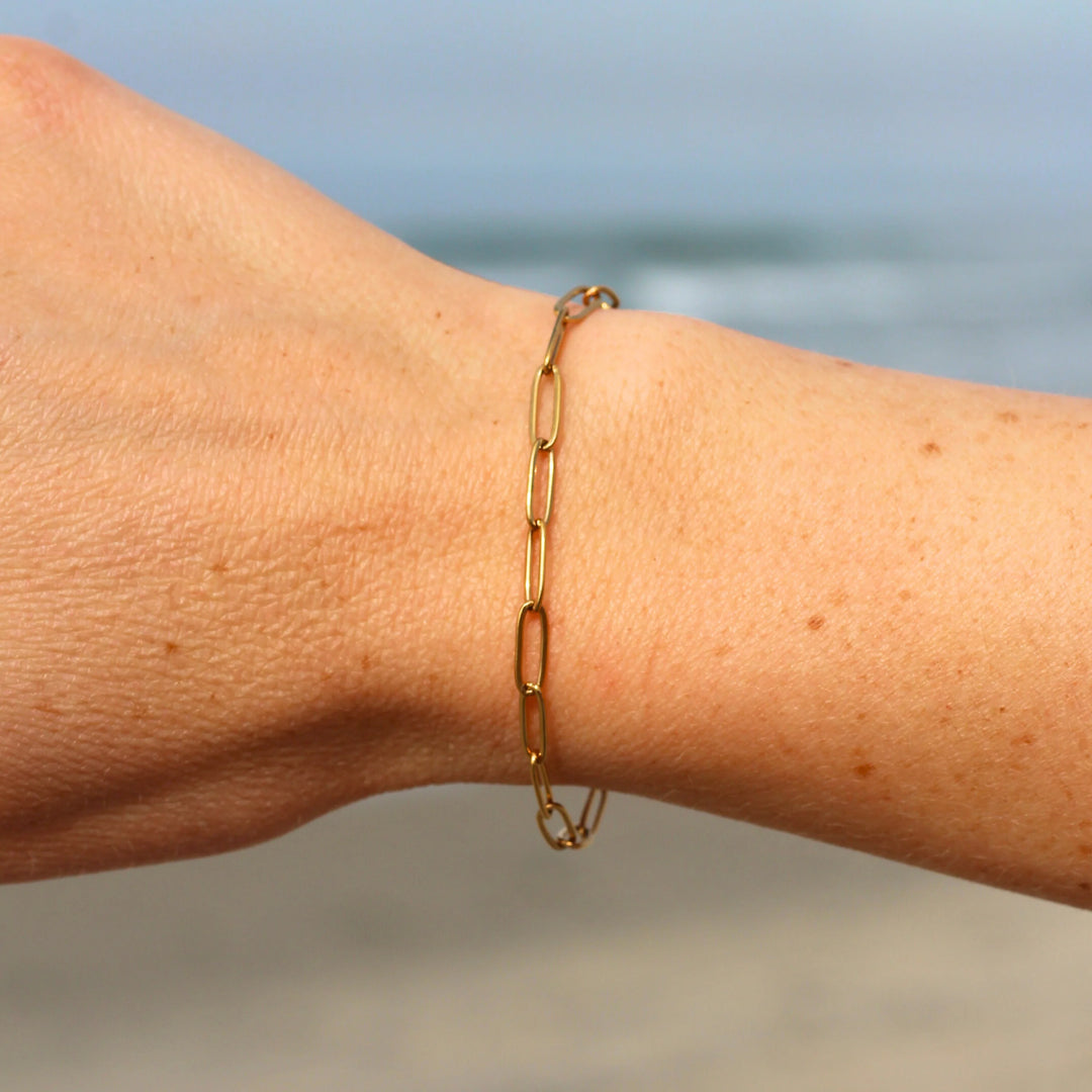 Mauka Gold Link Bracelet - Gold - Sun Diego Boardshop
