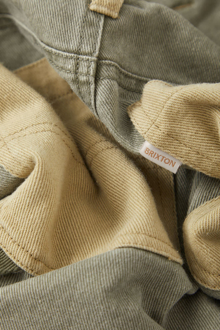 Brixton Women's Essex Patchwork Painter Pant - Vintage Olive Patchwork - Sun Diego Boardshop