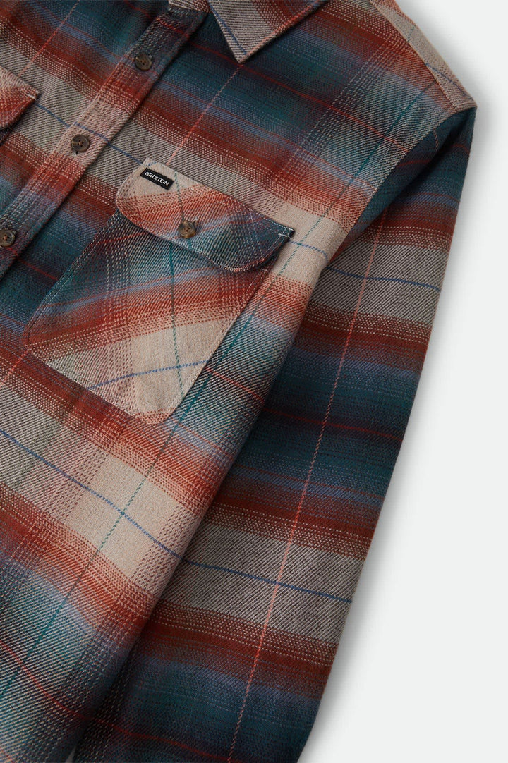 Brixton Men's Bowery Flannel - Multi Shadow - Sun Diego Boardshop