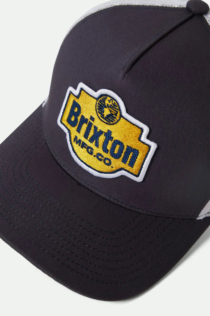 Brixton Genuine Quality Netplus Trucker Hat - Mood Indigo/White - Sun Diego Boardshop