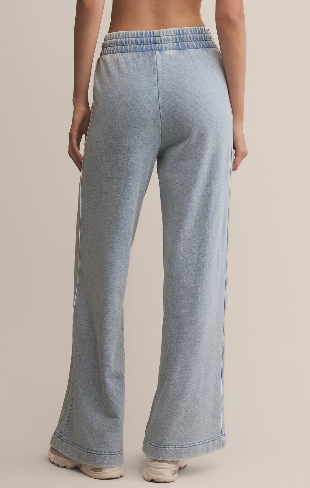 Z-Supply Sport Stripe Knit Pant - Washed Indigo - Sun Diego Boardshop