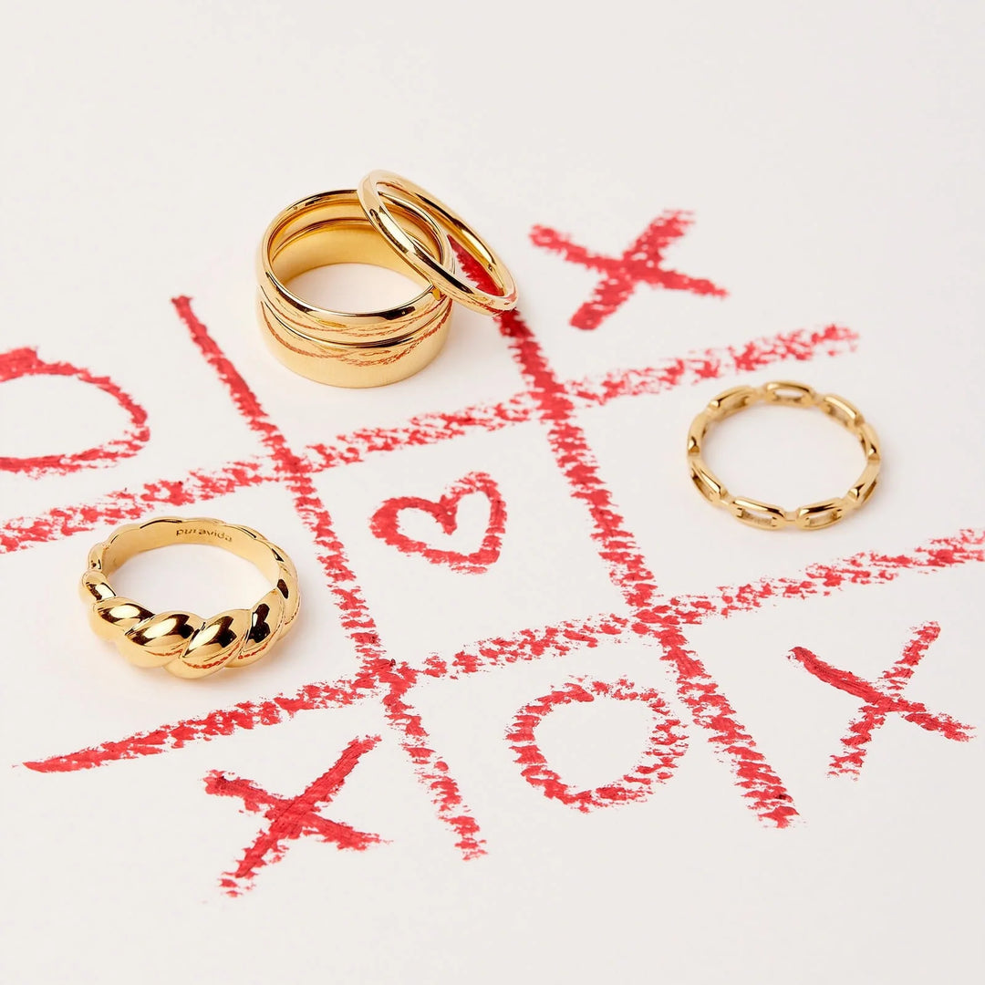 Pura Vida Twisted Dome Ring - Gold