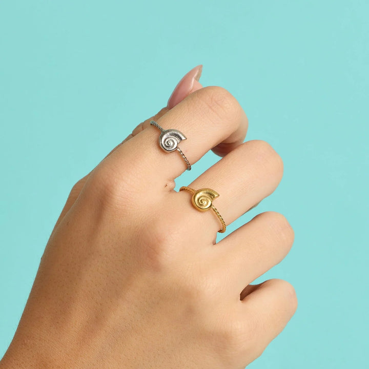 Pura Vida Seashell Ring - Gold