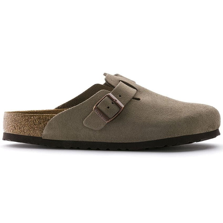 Birkenstock Men's Boston Soft Footbed - TAUPE SUEDE - Sun Diego Boardshop