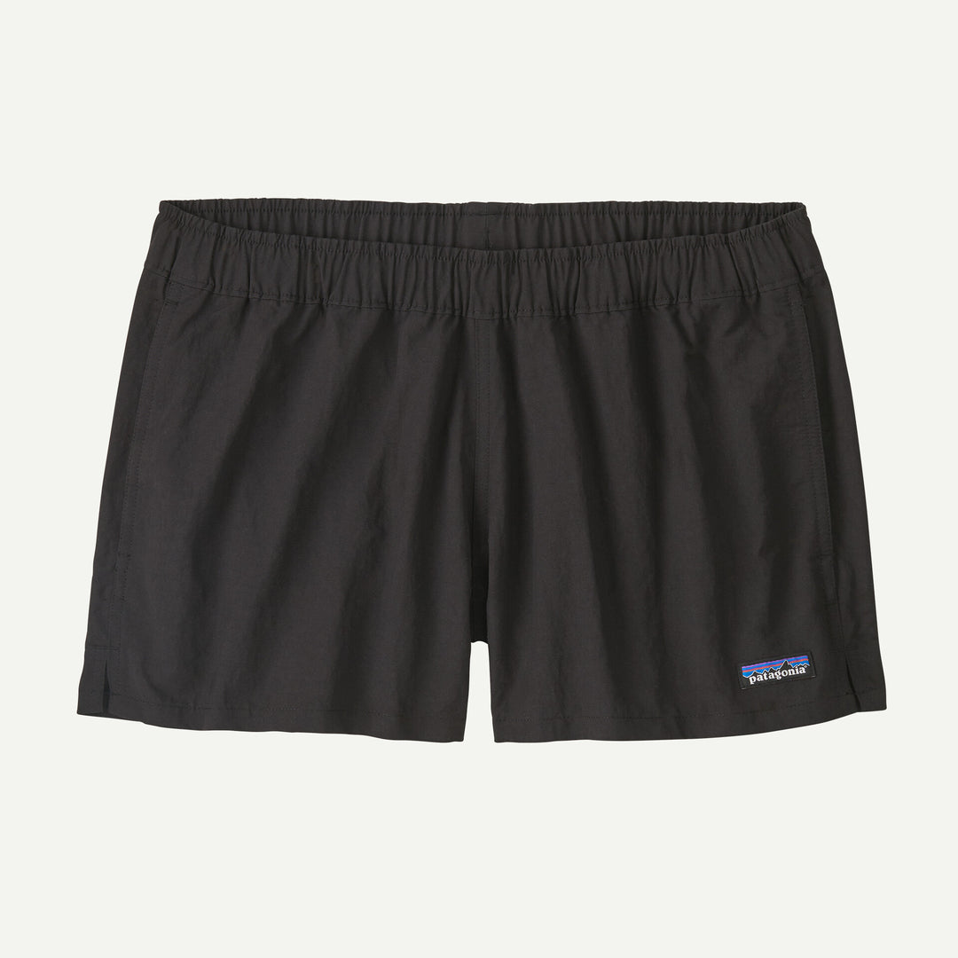 Patagonia Women's Barely Baggies 2½" Shorts - BLACK W/ BLACK - Sun Diego Boardshop