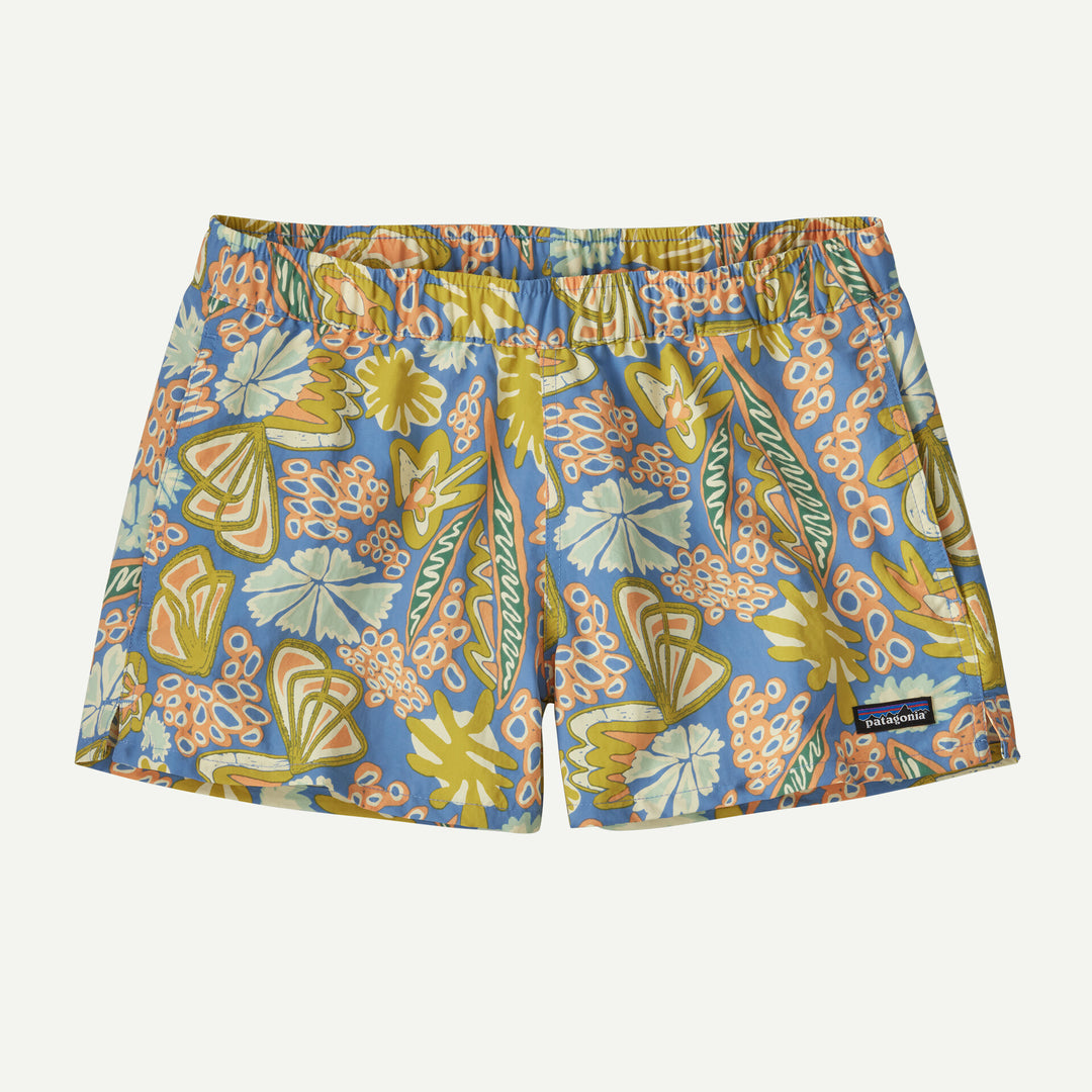 Patagonia Women's Barely Baggies 2½" Shorts - FLOURISH ABUNDANT BLUE - Sun Diego Boardshop