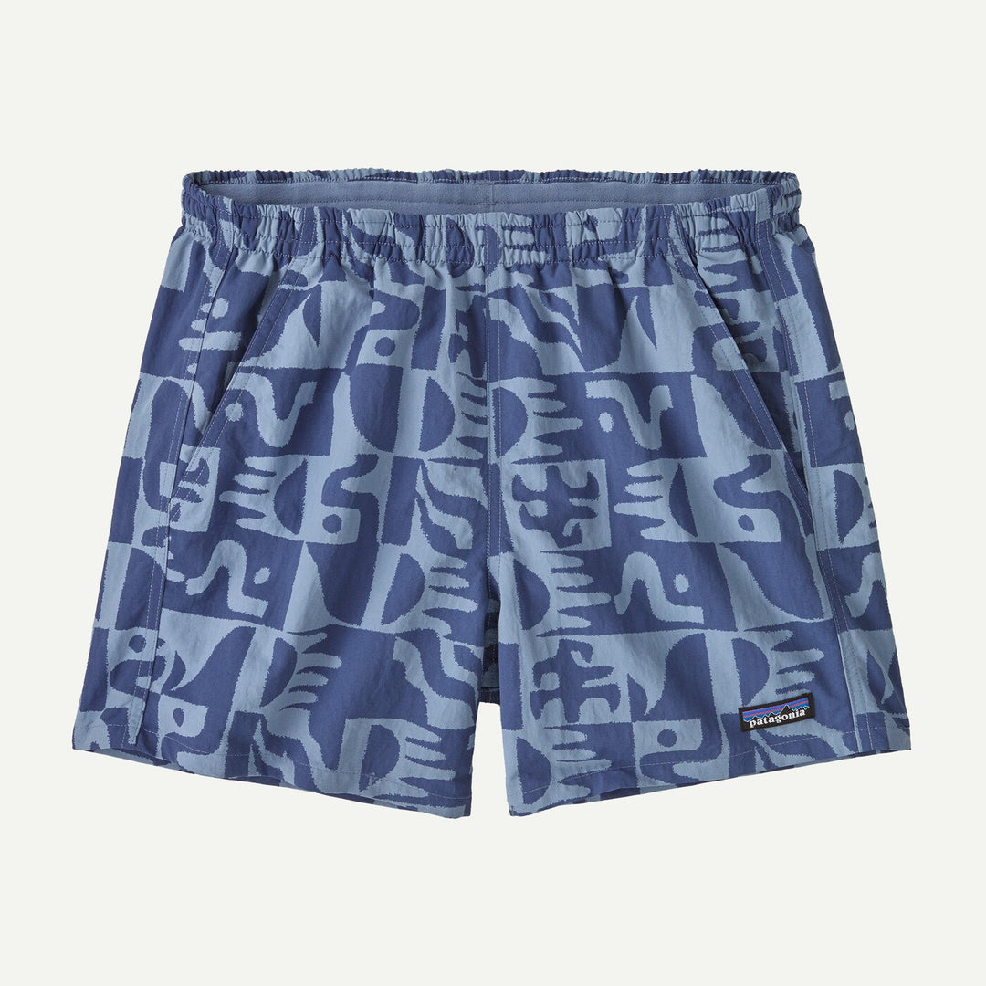 Patagonia Women's Baggies Shorts - 5" - Bees And Flowers: Heartleaf Green - Sun Diego Boardshop