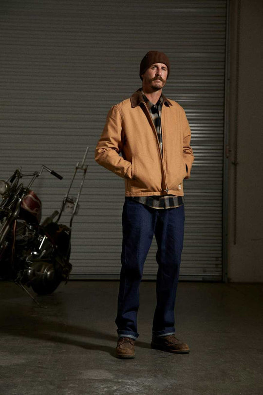 Brixton Mechanic Garage Jacket - TOBACCO BROWN - Sun Diego Boardshop