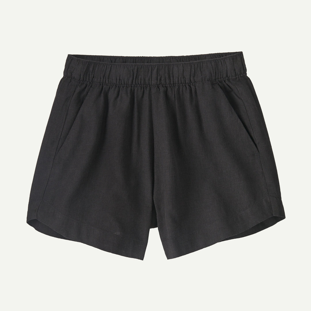 Patagonia Women's 3½" Garden Island Shorts - BLACK - Sun Diego Boardshop