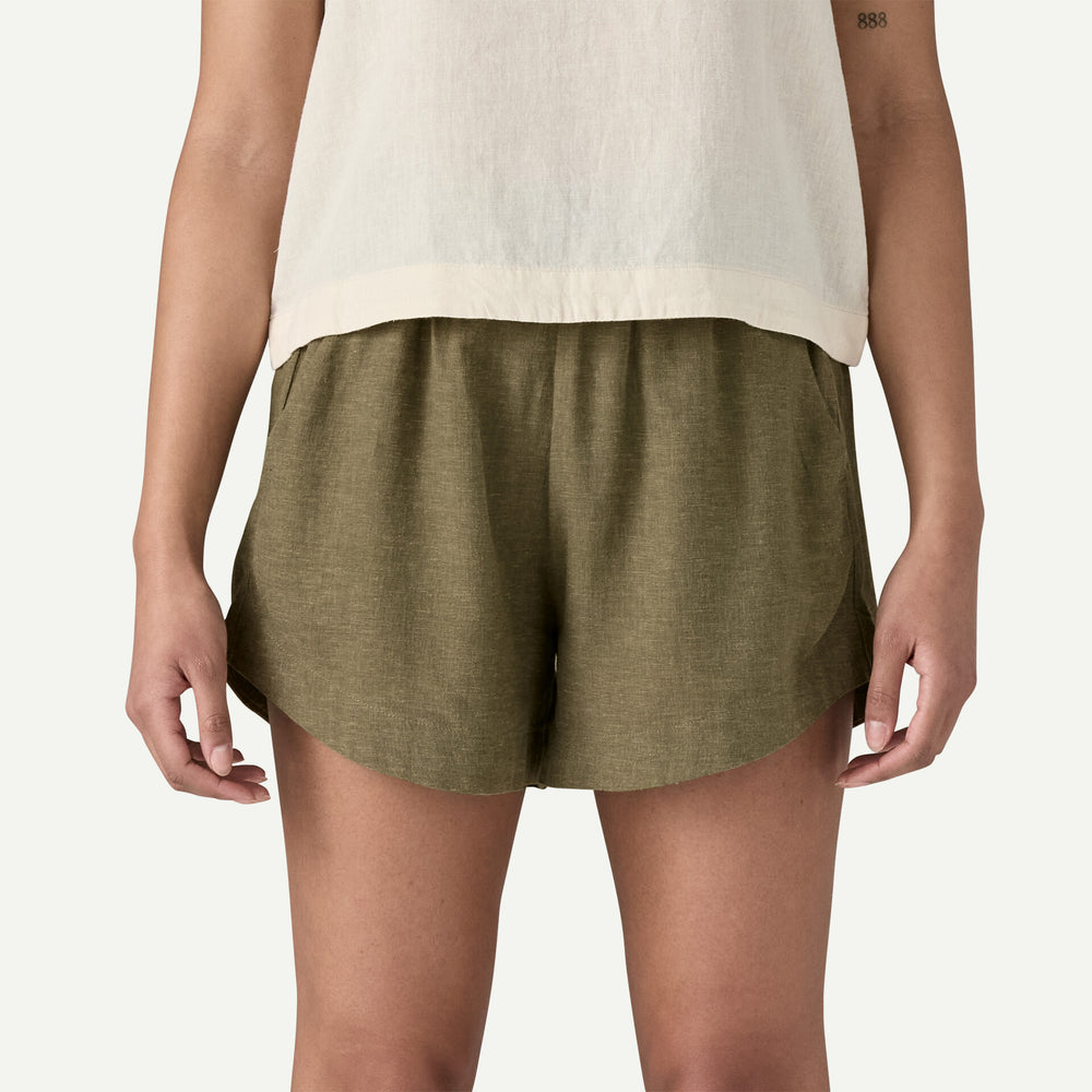 Patagonia Women's 3½" Garden Island Shorts - ROCK GREEN - Sun Diego Boardshop