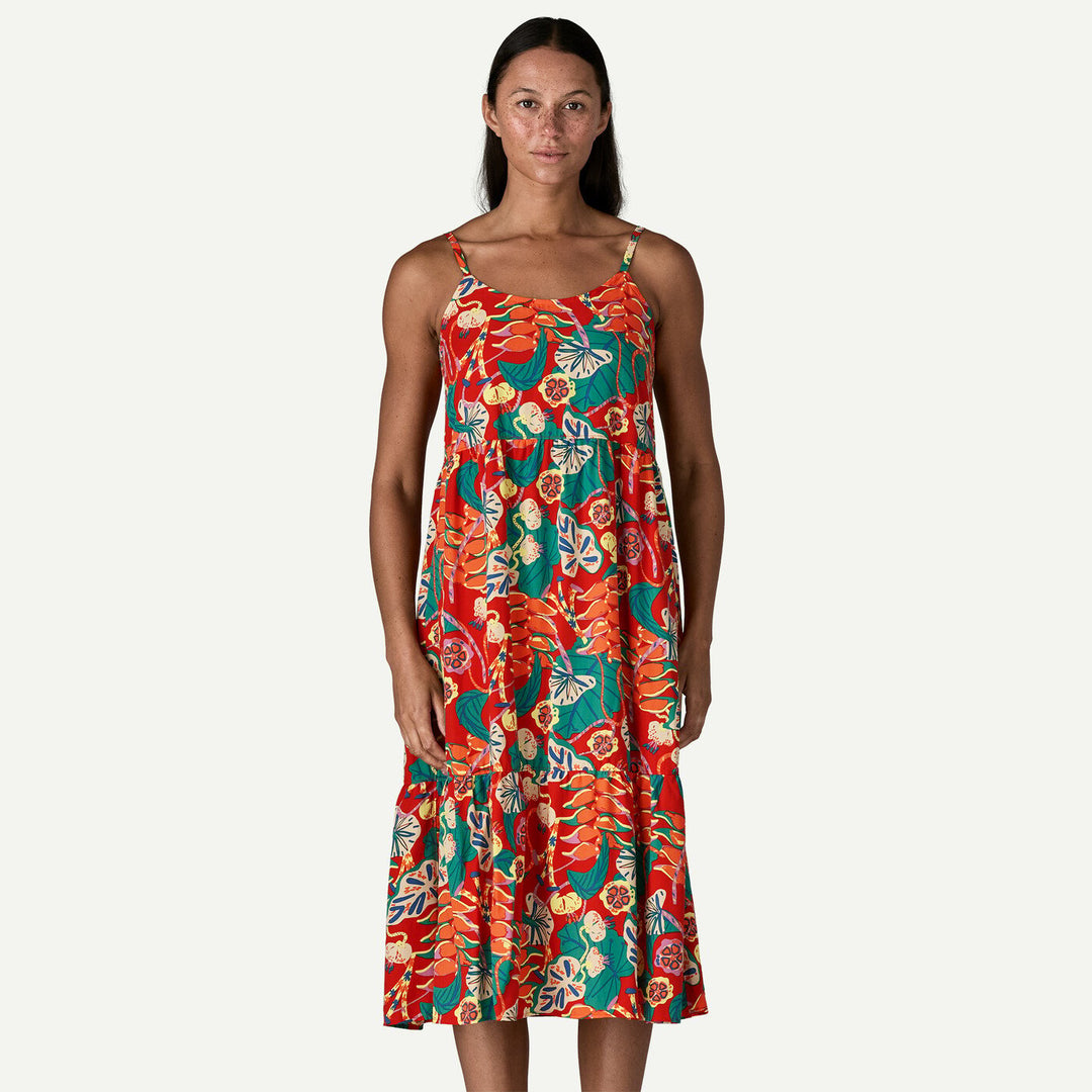 Patagonia Women'S Tidal Threads Dress - Tropiclimb: Hot Ember - Sun Diego Boardshop