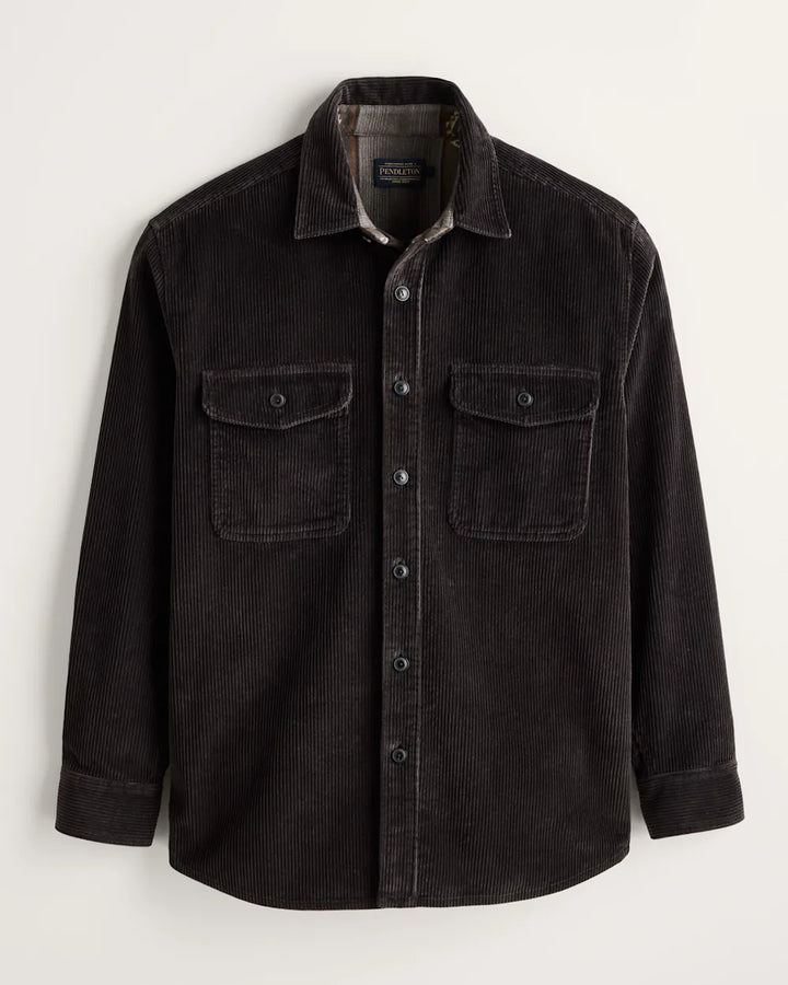 Pendleton MEN'S BELMONT CORDUROY SHIRT JACKET - CHARCOAL - Sun Diego Boardshop