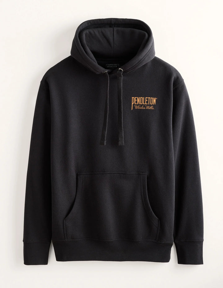 Pendleton MEN'S ORIGINAL WESTERN GRAPHIC HOODIE - BLACK/GOLD - Sun Diego Boardshop