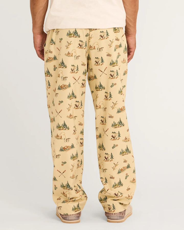 Pendleton MEN'S CAMP PRINT FLANNEL PAJAMA PANTS - CAMP KHAKI - Sun Diego Boardshop