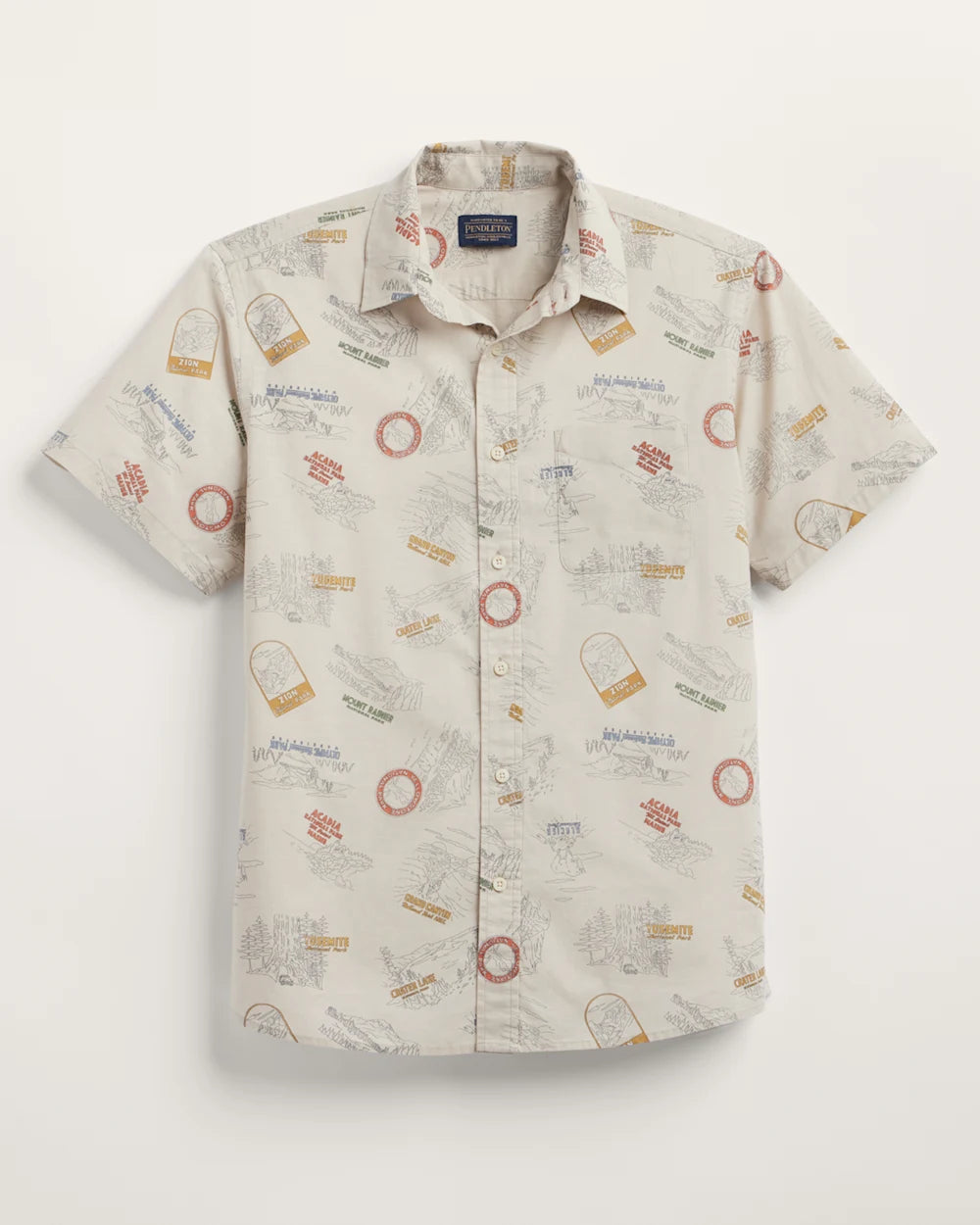 Pendleton Shoreline Cotton Shirt - 79622 Parks Tan - Sun Diego Boardshop