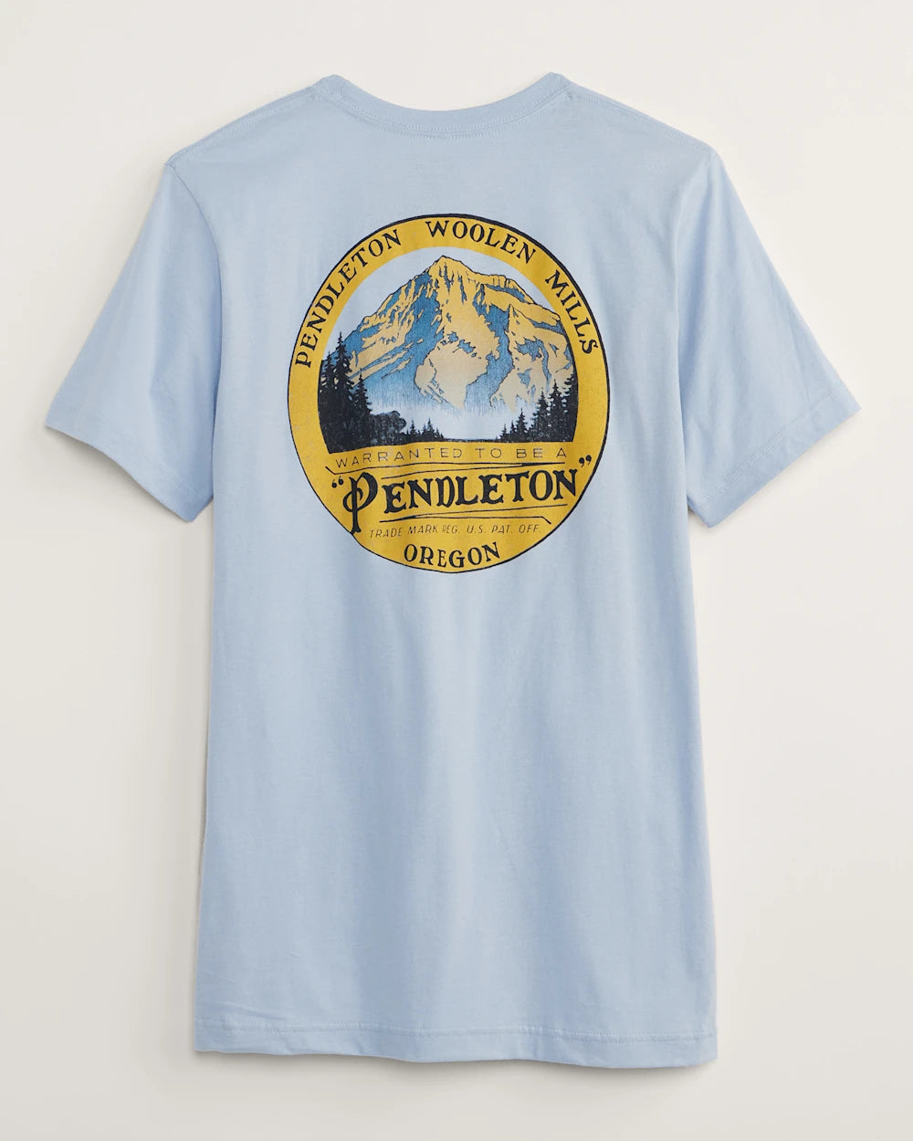 Pendleton MEN'S OREGON GRAPHIC TEE - LIGHT BLUE/GOLD - Sun Diego Boardshop