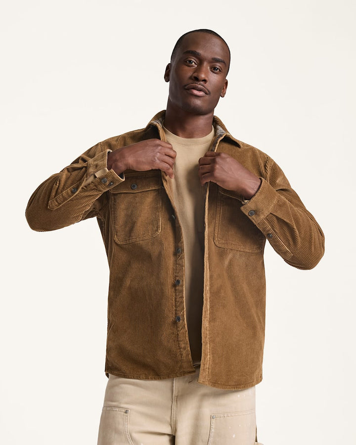 Pendleton Belmont Corduroy Shirt Jacket - Coffee