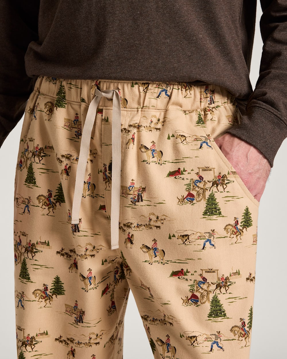 Pendleton Flannel Pajama Pants - Pendleton Ranch Tan - Sun Diego Boardshop