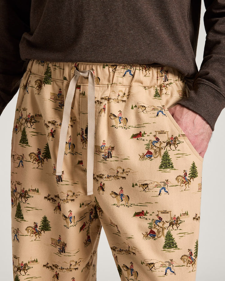 Pendleton Flannel Pajama Pants - Pendleton Ranch Tan - Sun Diego Boardshop