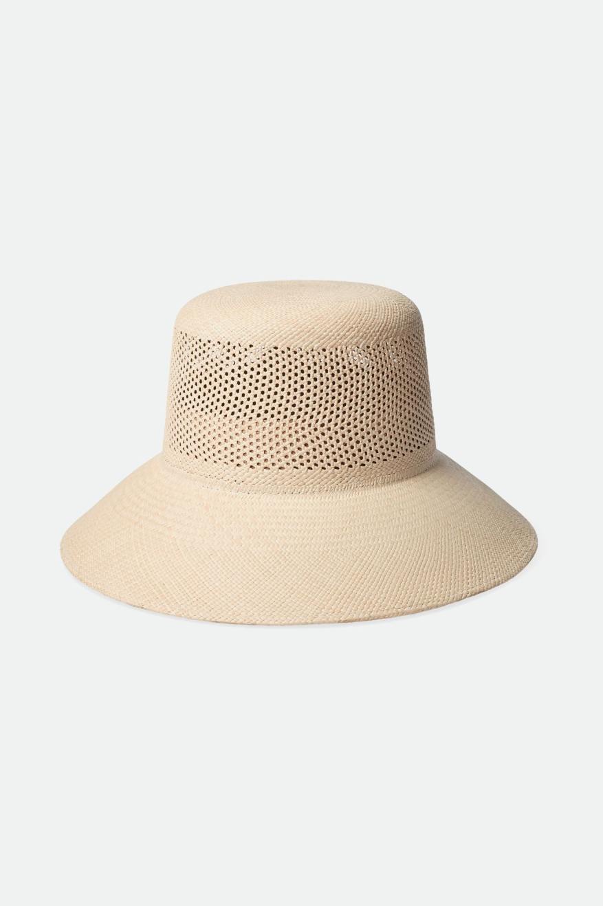 Lopez Panama Straw Bucket Hat - Catalina Sand - Sun Diego Boardshop