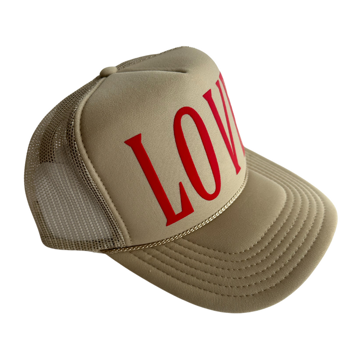 Local Beach Love Days Trucker Hat - KHAKI - Sun Diego Boardshop