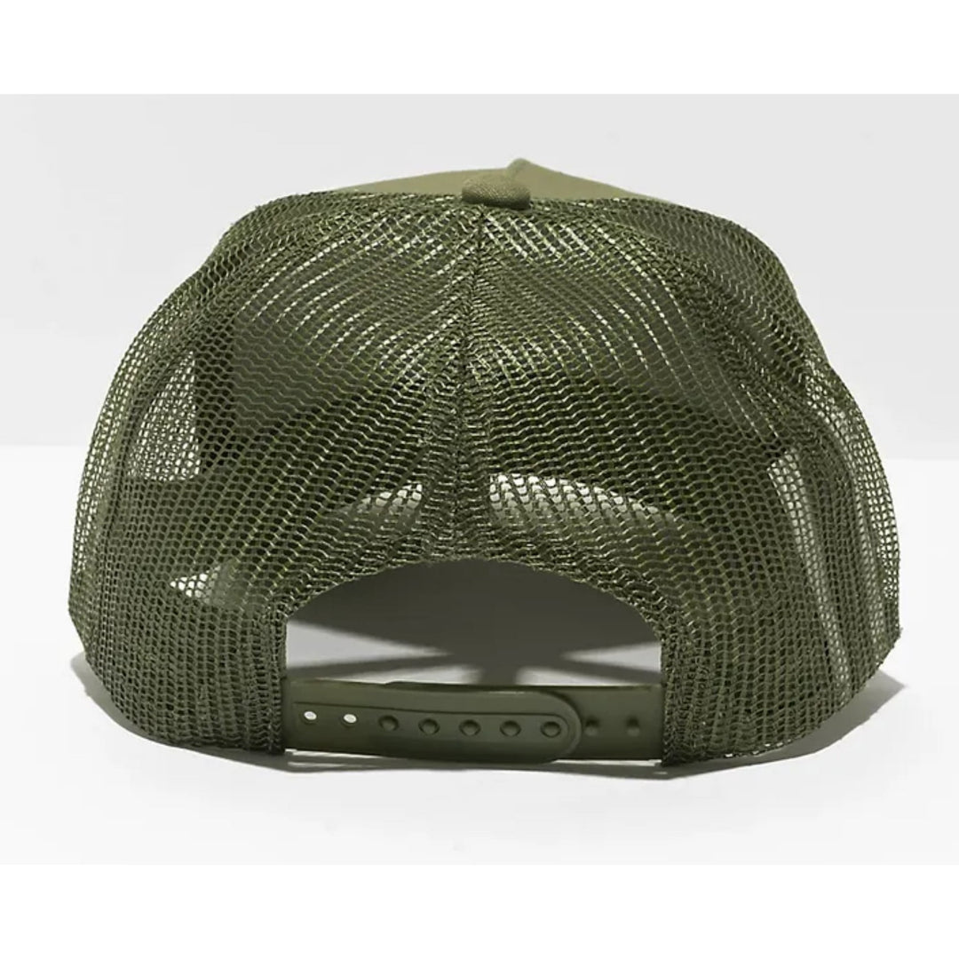 Brixton Alpha Block Netplus Mp Embroidered Patch Hat - Ivy Green/Sand