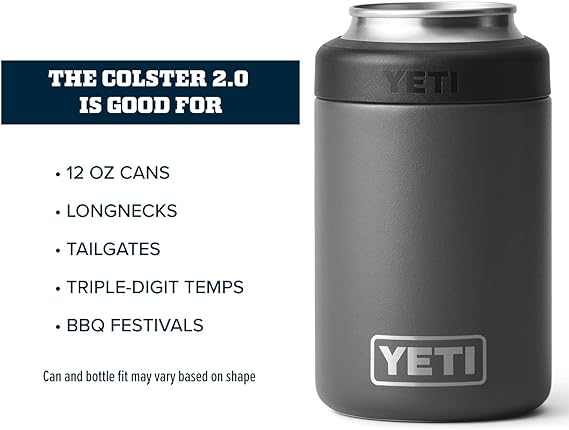 Yeti 12 Oz Colster Can Cooler - Charcoal – Sun Diego Boardshop