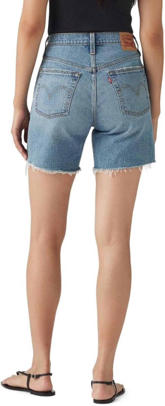 Levi's Women's 501 Mid Thigh Shorts - TICKED AND UNTIED - Sun Diego Boardshop