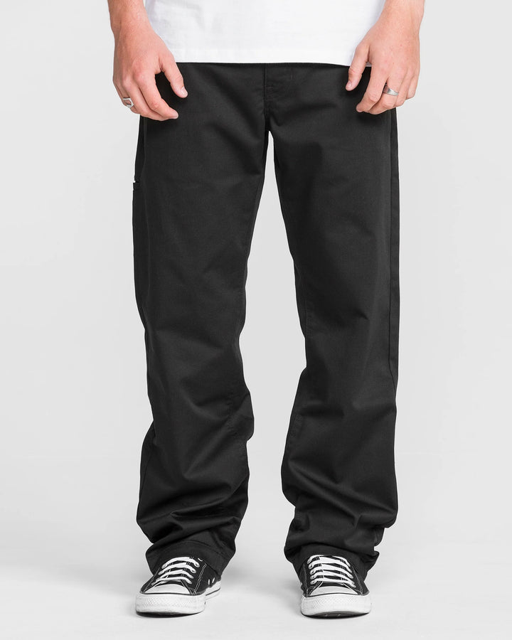 Volcom Frickin Relaxed Chino Pants - Black - Sun Diego Boardshop