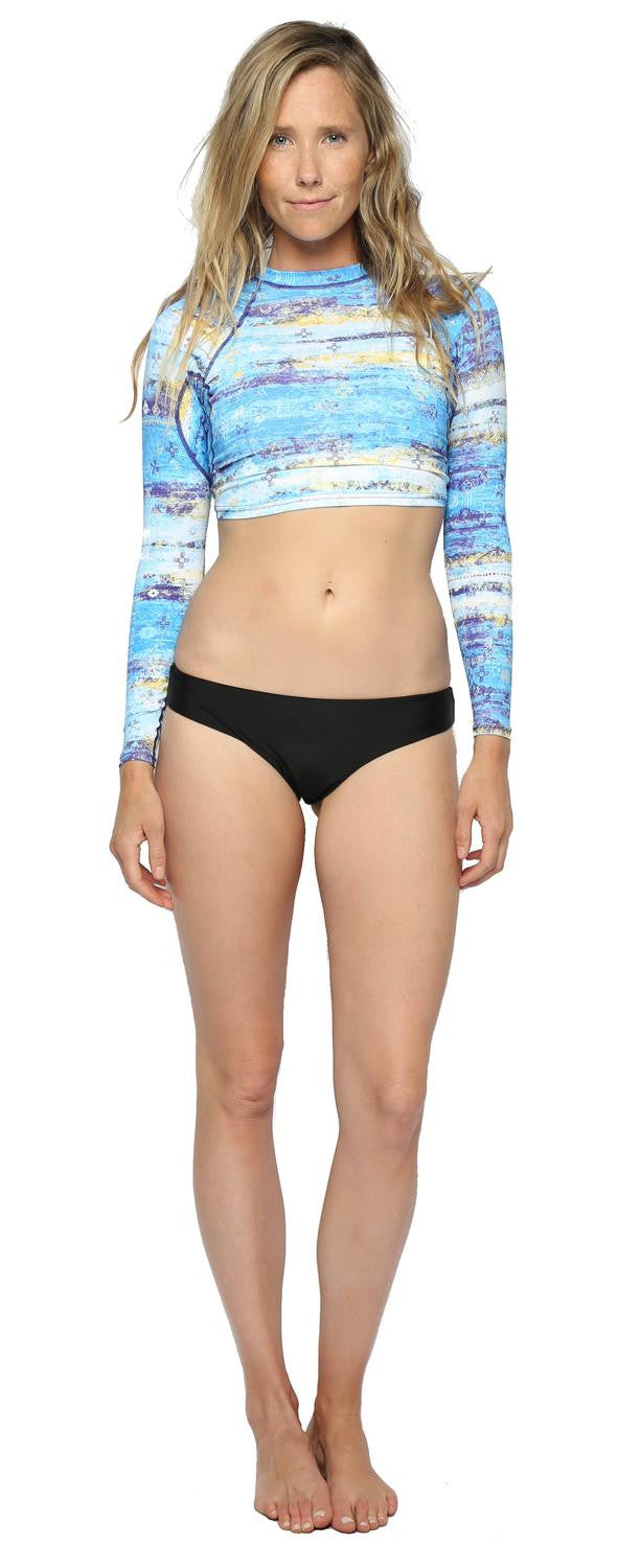 KASSIA+SURF Of Earth Long Sleeved Crop Top - Sun Diego Boardshop