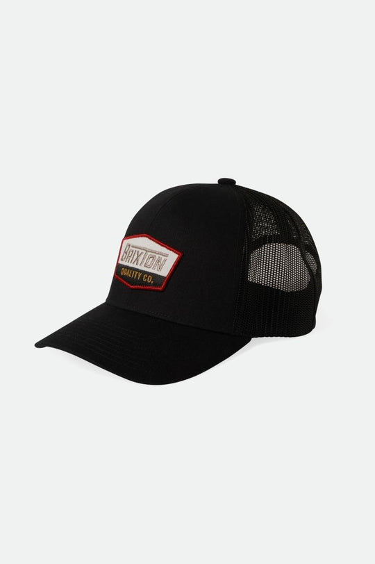 Brixton Regal Netplus Trucker Hat - BLACK/BLACK - Sun Diego Boardshop