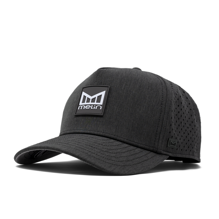 Melin Odysea Stacked Hydro Performance Snapback Hat - Heather Charcoal