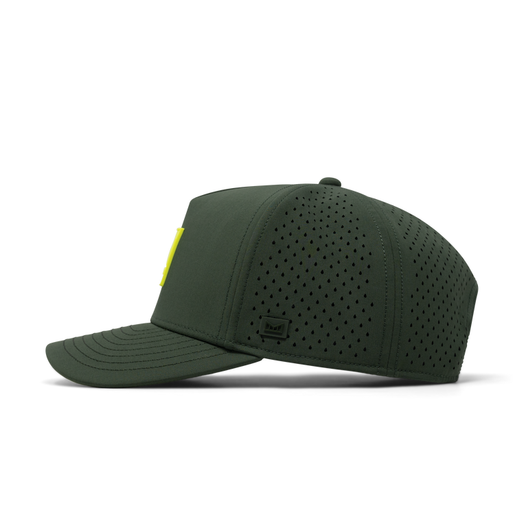 Melin Odysea Stacked Hydro Performance Snapback Hat - Khaki/Kombu Green