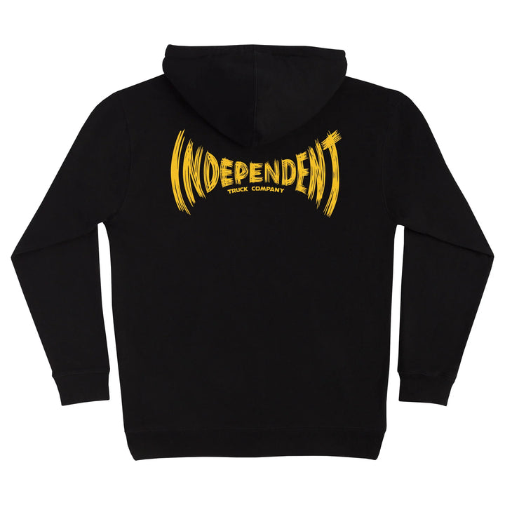 Independent Carved Span P/O Heavyweight Hoodie - Black - Sun Diego Boardshop