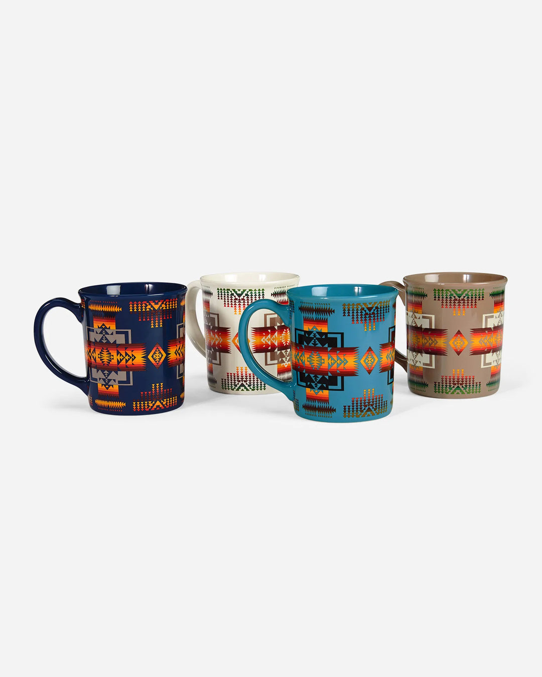 Pendleton SET OF 4 MUGS - CHIEF JOSEPH MULTI - Sun Diego Boardshop