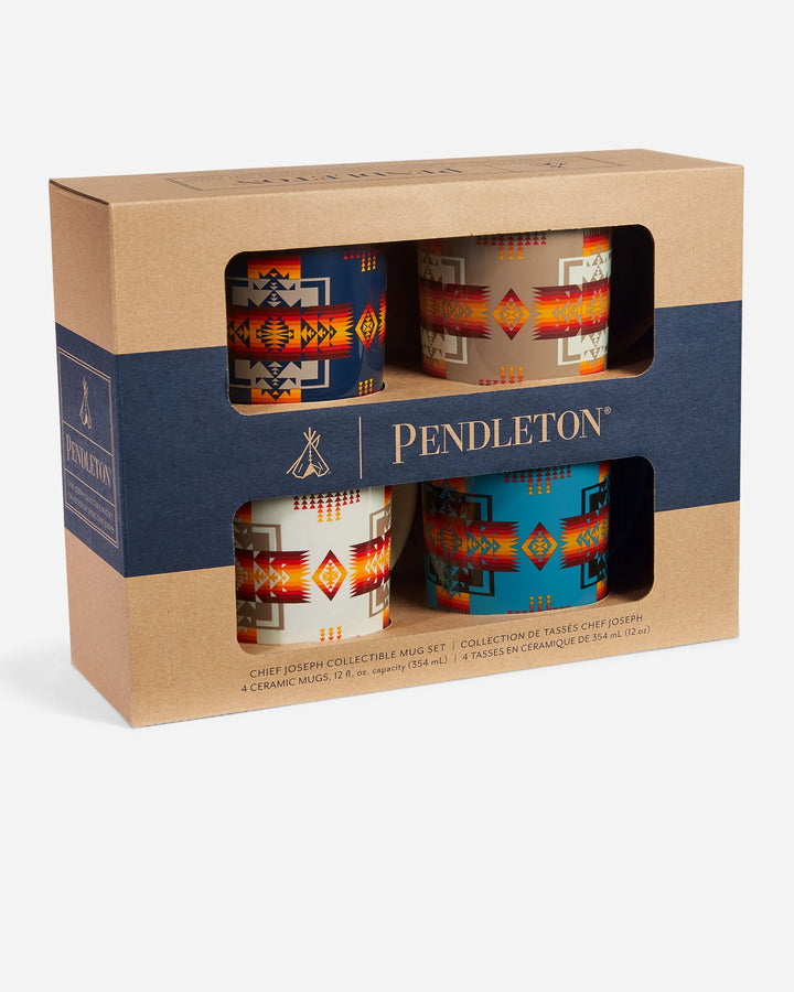 Pendleton SET OF 4 MUGS - CHIEF JOSEPH MULTI - Sun Diego Boardshop