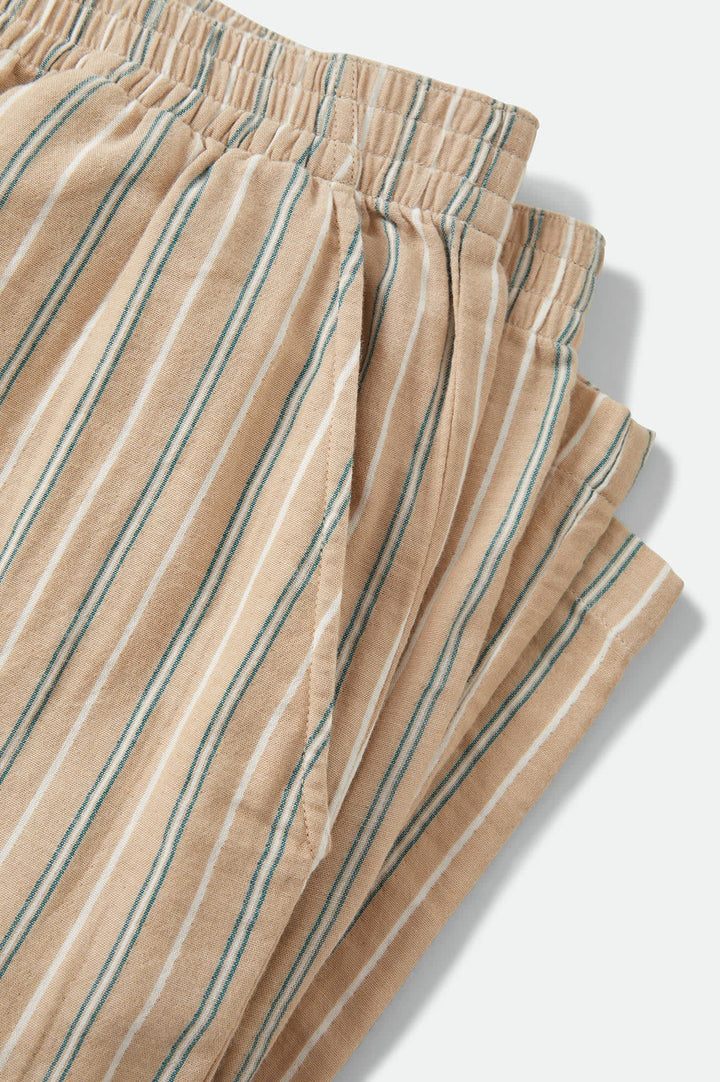 Brixton Women's Lounge Pant - Sand Stripe - Sun Diego Boardshop